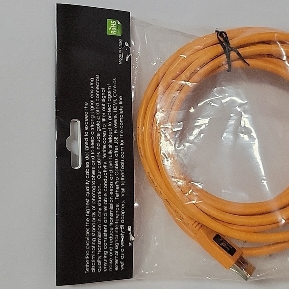 Tether Tools - TetherPro USB Active Extension Cable, 16', Hi-Visibility Orange - Picture 5 of 5